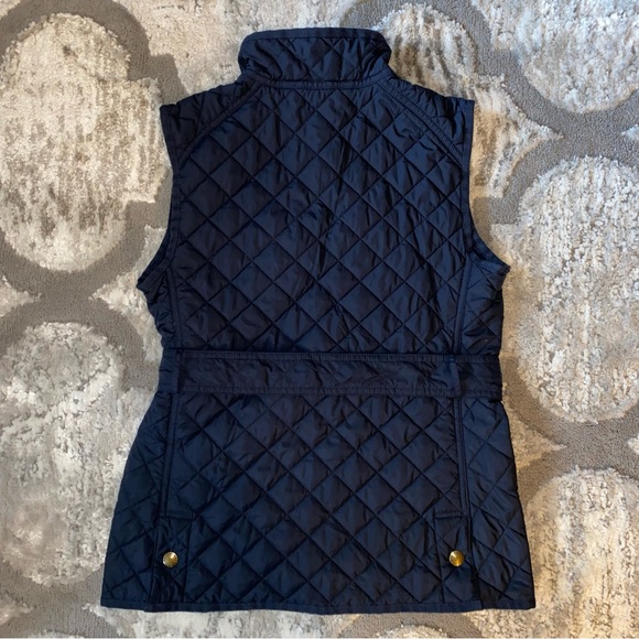 Girls Polo Ralph Lauren Navy Blue Vest Size Large 12/14 - Picture 3 of 4